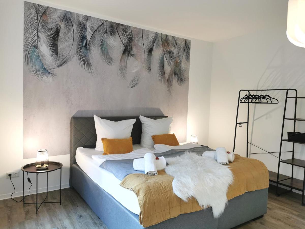 Bohnapartments - Town House Am Stadtpark - Gratis Parkplatz - Wlan Ерфурт Екстериор снимка