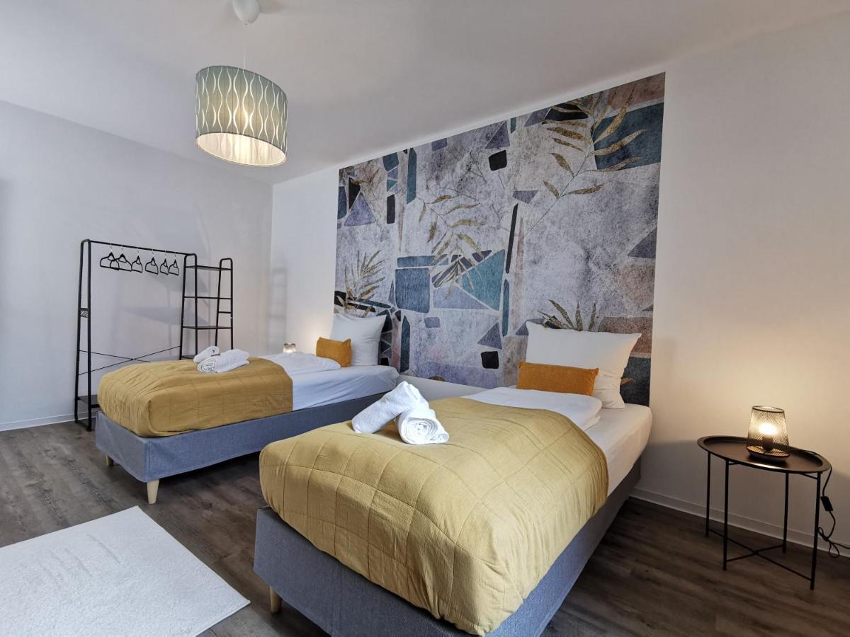 Bohnapartments - Town House Am Stadtpark - Gratis Parkplatz - Wlan Ерфурт Екстериор снимка