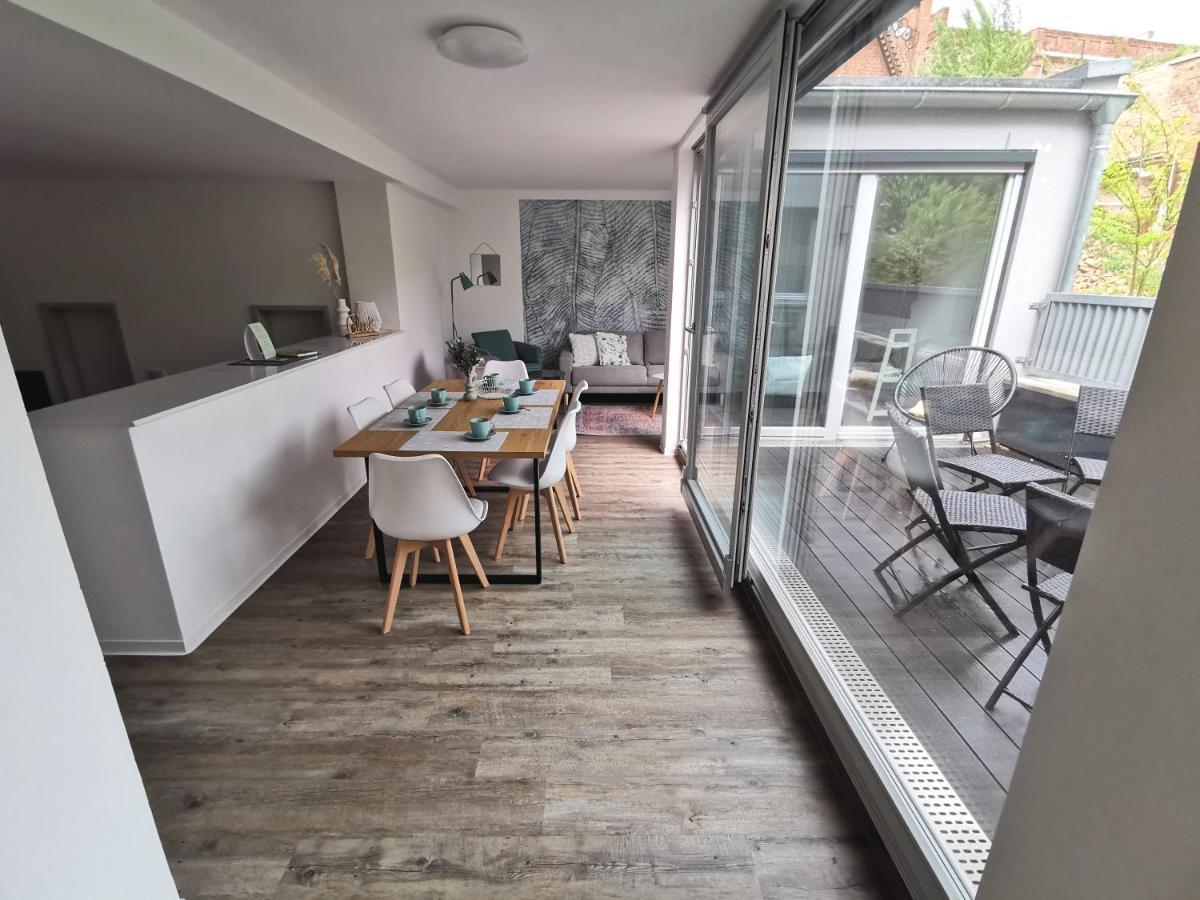 Bohnapartments - Town House Am Stadtpark - Gratis Parkplatz - Wlan Ерфурт Екстериор снимка